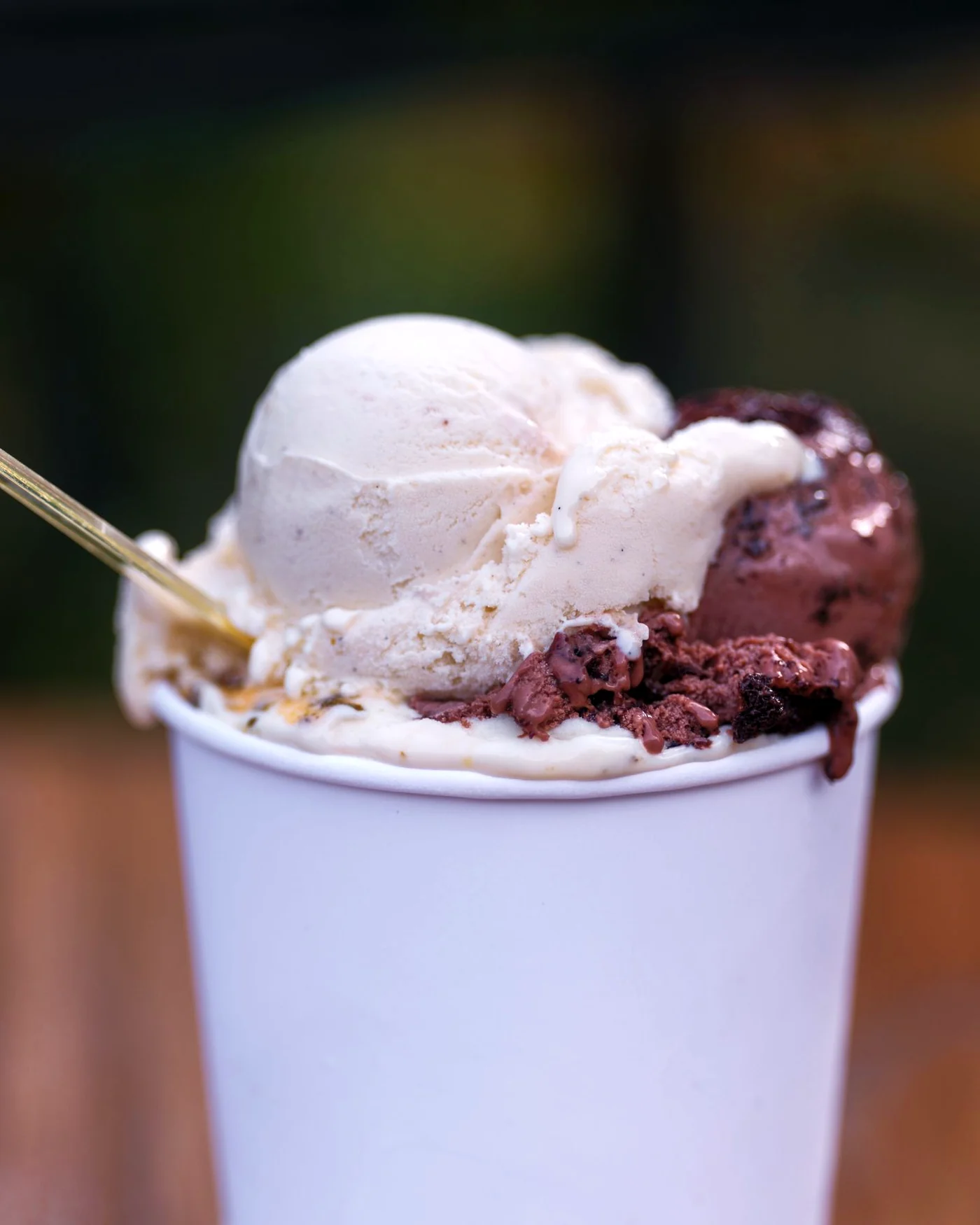 Mostrador de MIGA con helados frescos